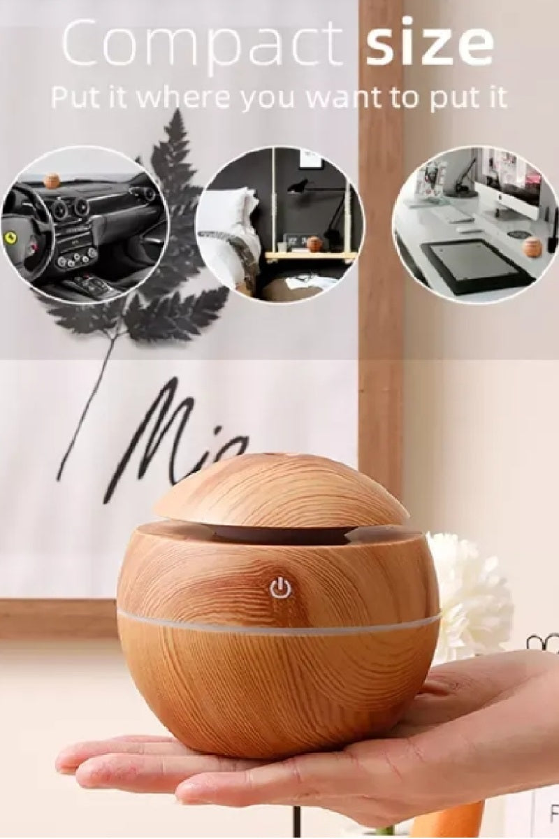 TikTok Mini Ultrasonic Humidifier Aroma Diffuser