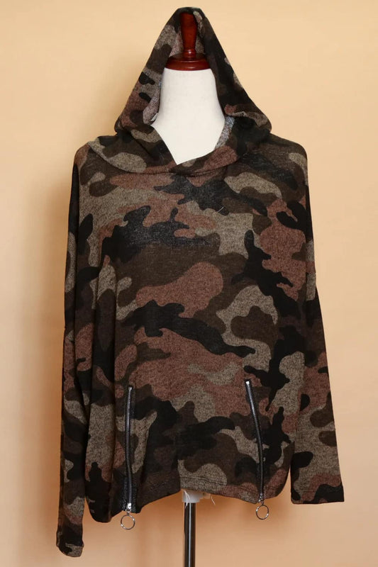 Camo Printed Hoodie