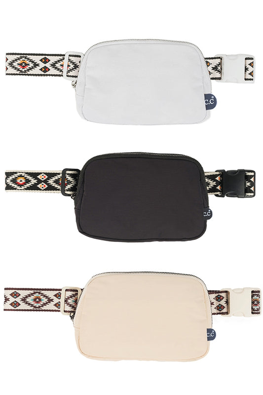 Aztec Pattern Belt Fanny Pack