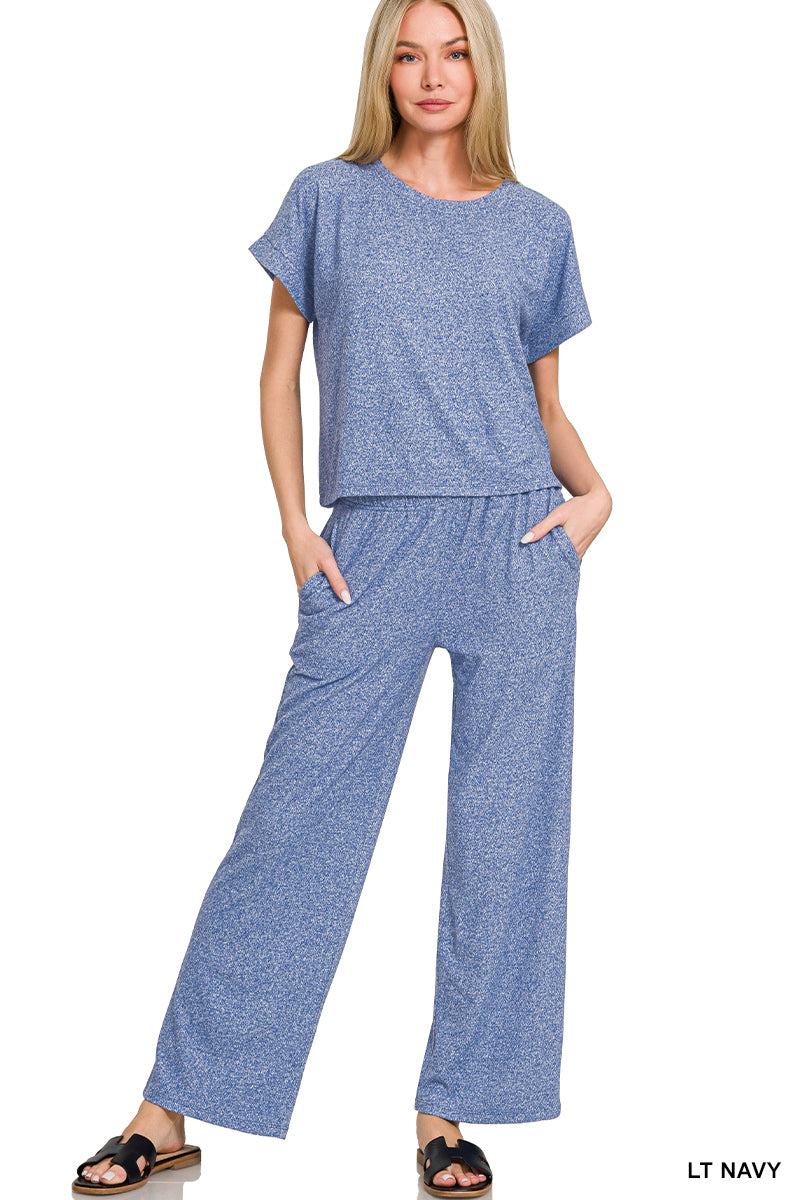 Short Sleeve Tee & Lounge Pants Set