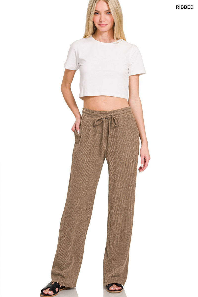 Brushed Hacci Long Sleeve & Pants Set