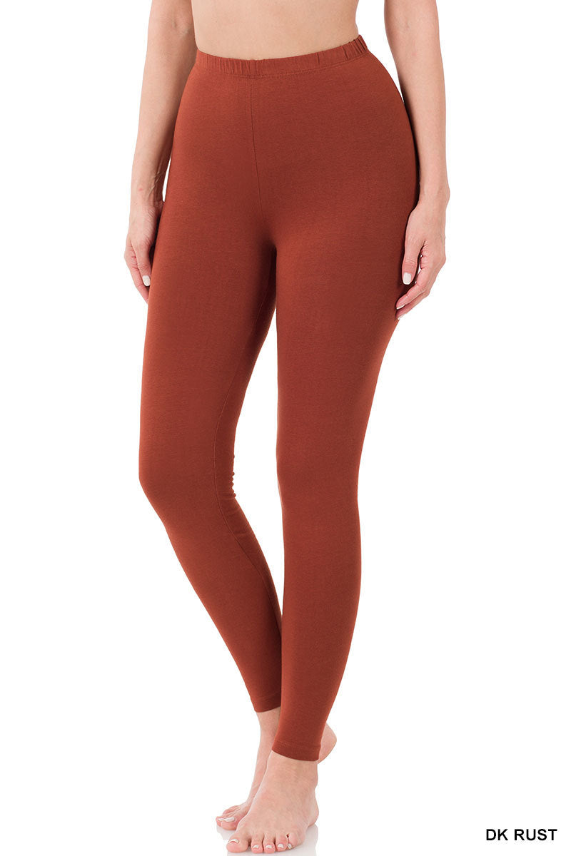 Premium Cotton Full Length Leggings