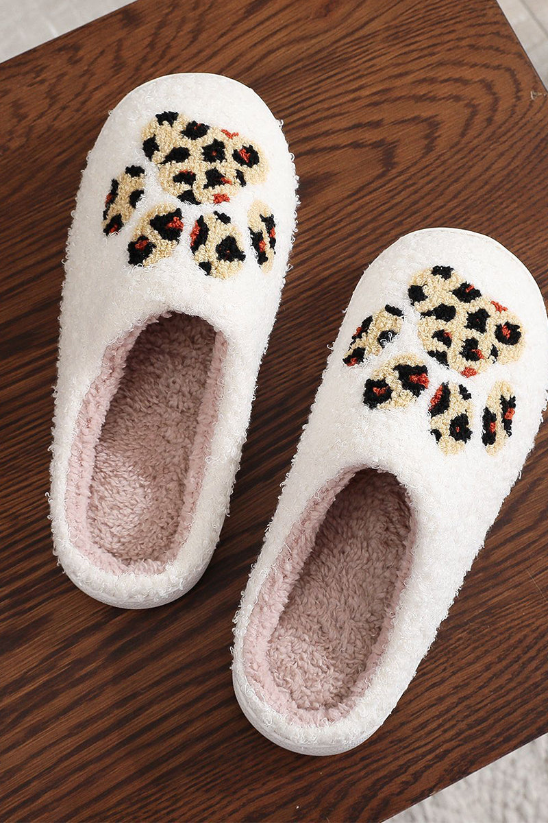 Cute Novelty Soft Plush Cozy Slippers - Paws