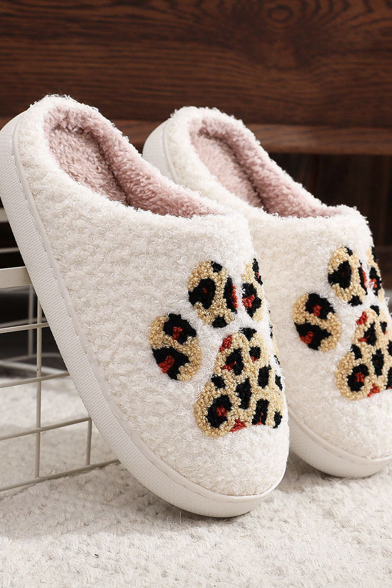 Cute Novelty Soft Plush Cozy Slippers - Paws